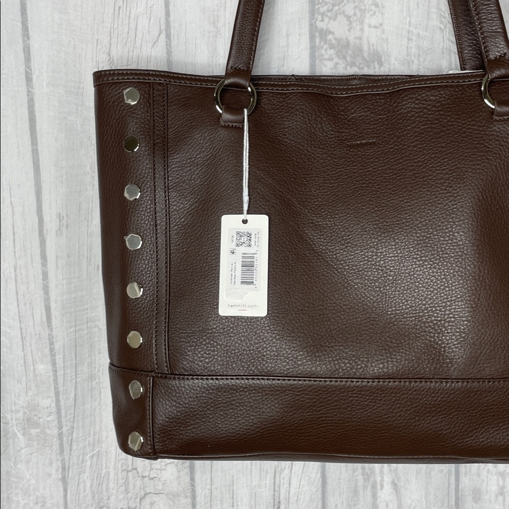 Hammitt Andersen Brown Leather Tote Bag NWT. - Picture 2 of 13